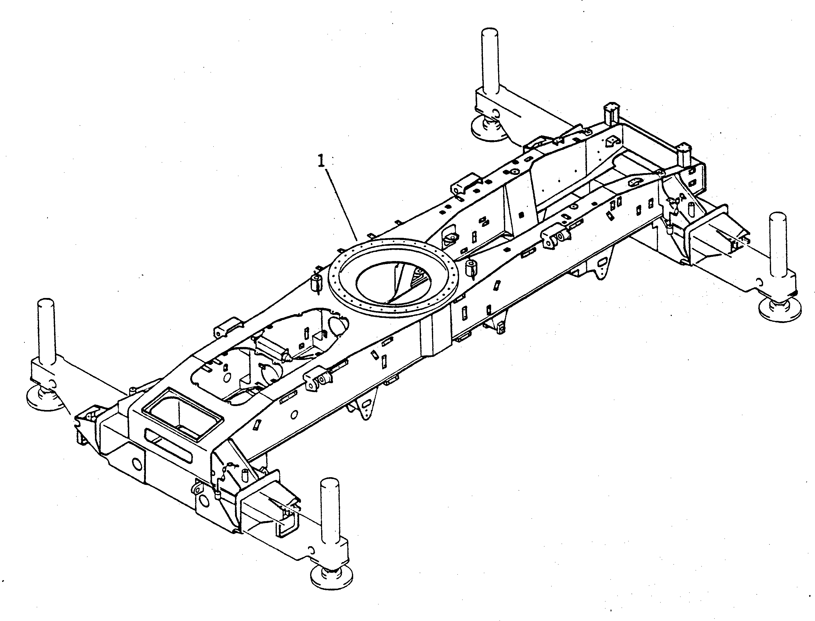 MAIN FRAME ASS'Y 23S-47-16100 KOMATSU