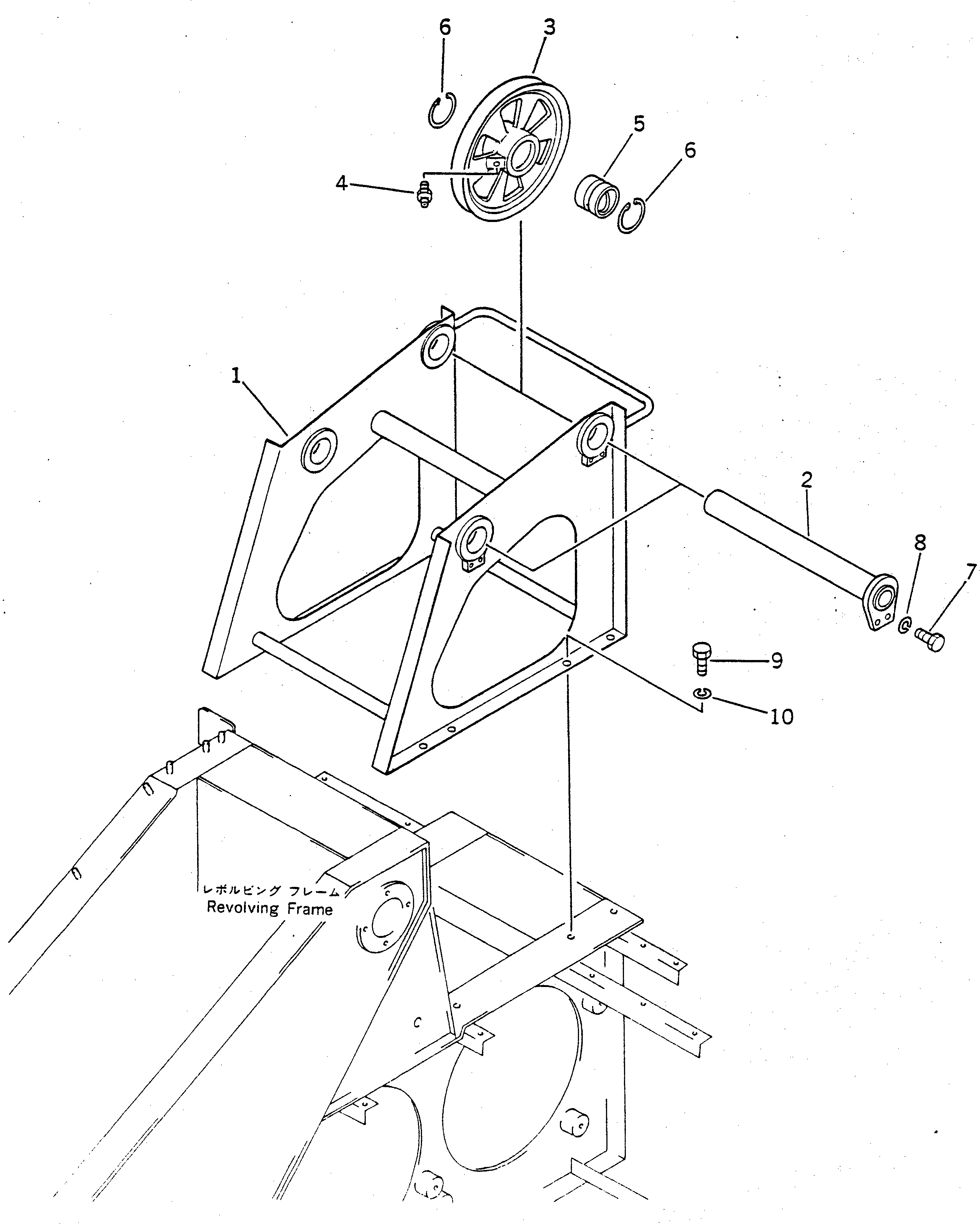 SHEAVE ASS'Y 22X-46-00010 KOMATSU