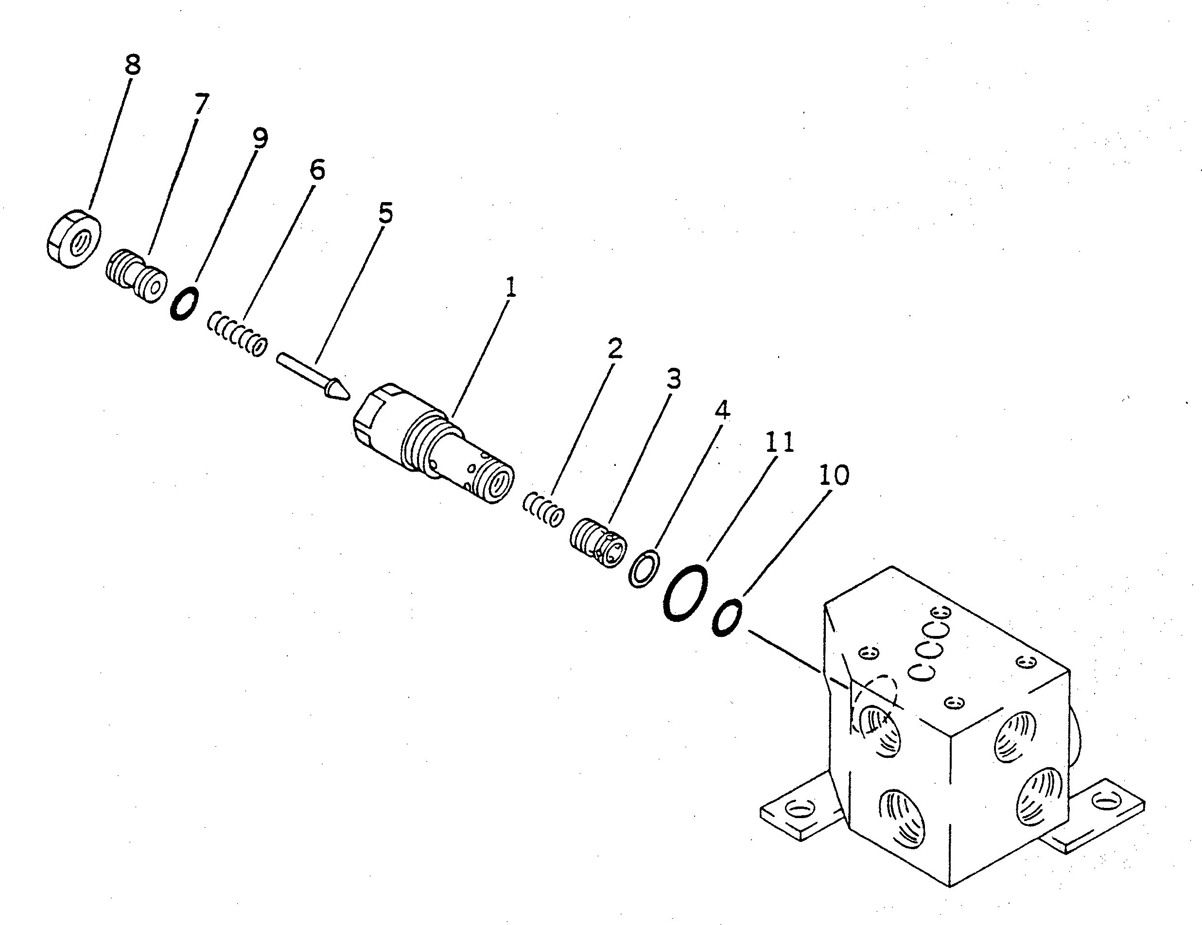 Клапан в сборе 700-26-51001 KOMATSU