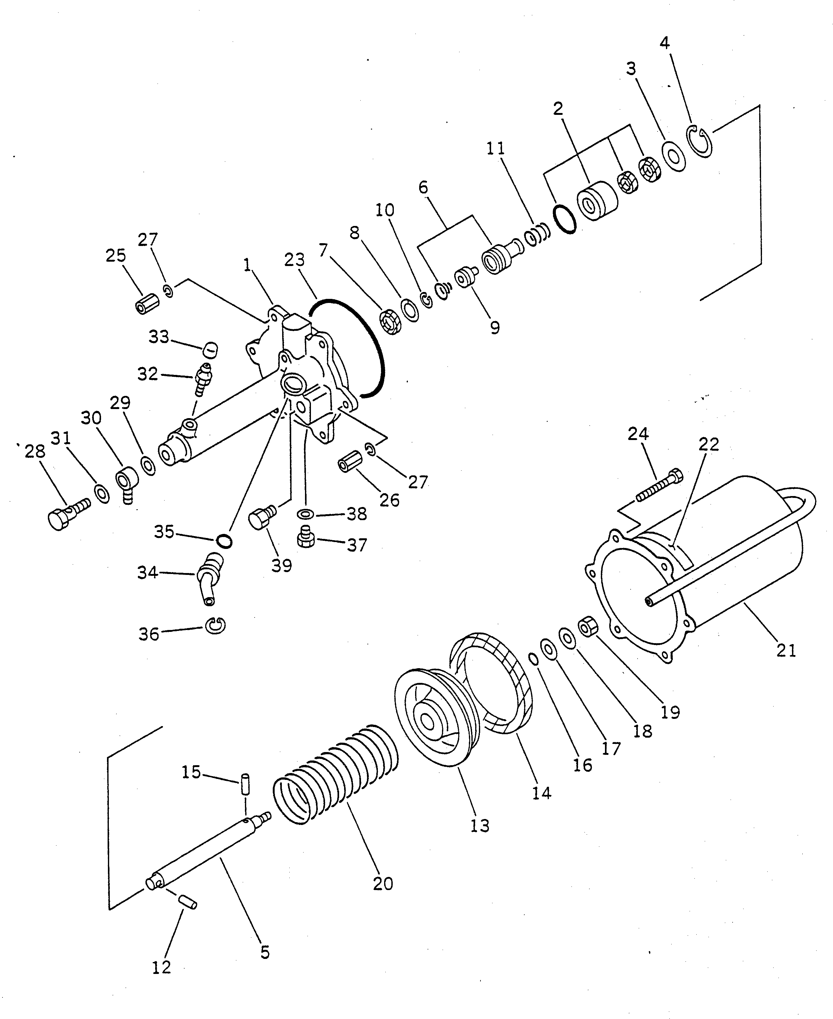 Уплотнительное кольцо (комплект) JK0500-1011 KOMATSU