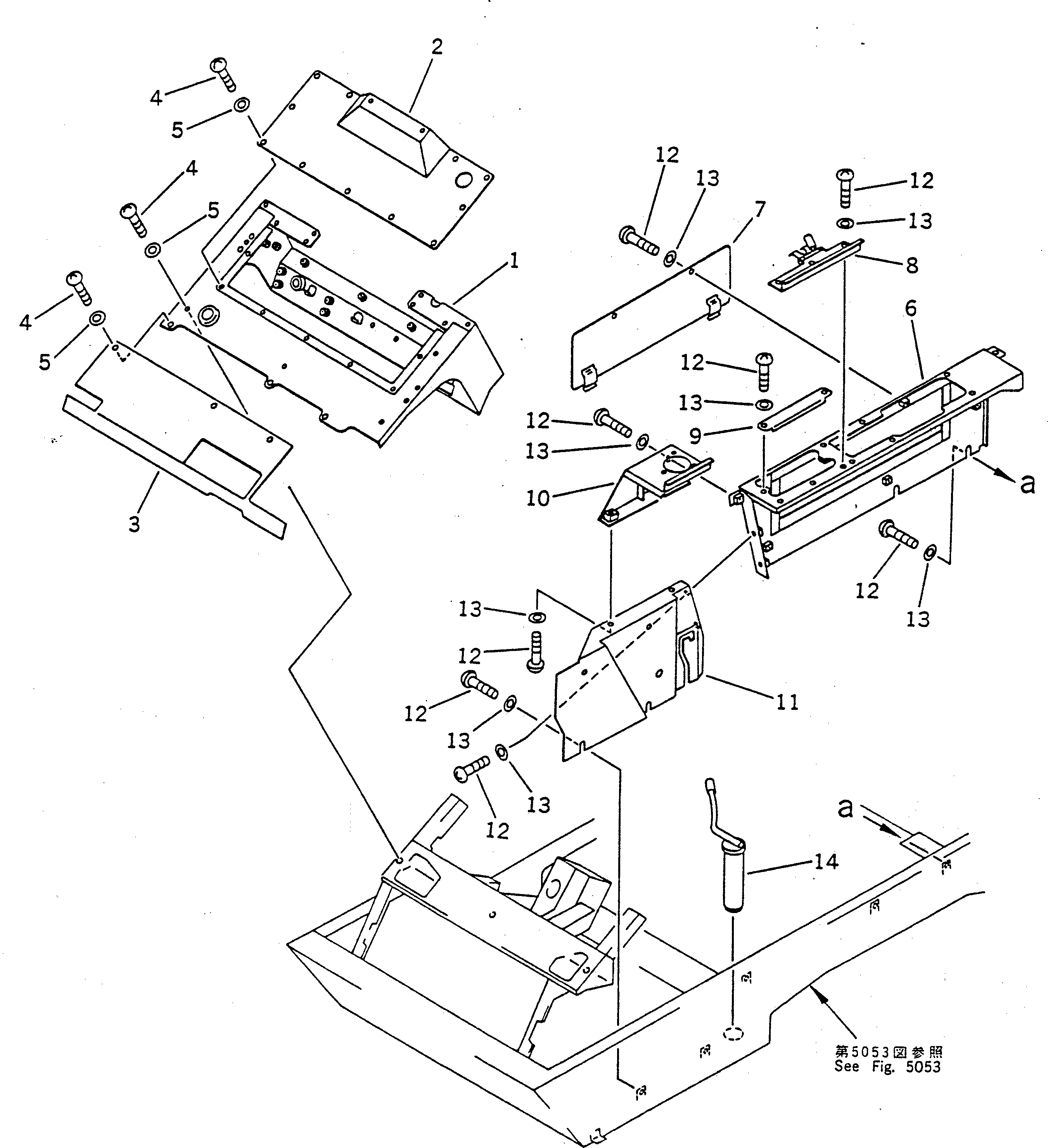 DASHBOARD 23S-964-5311 KOMATSU