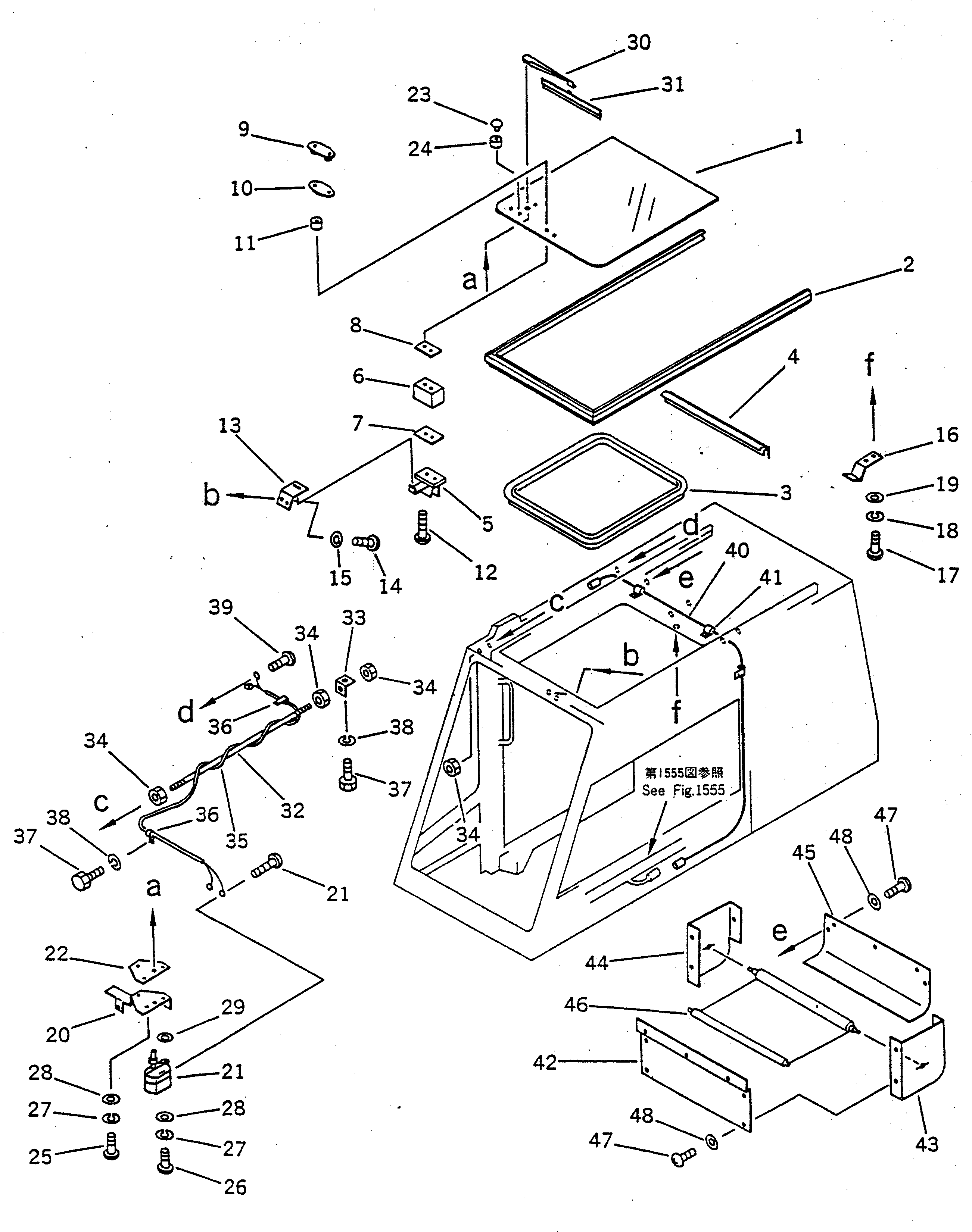 VISOR 23S-54-19261 KOMATSU