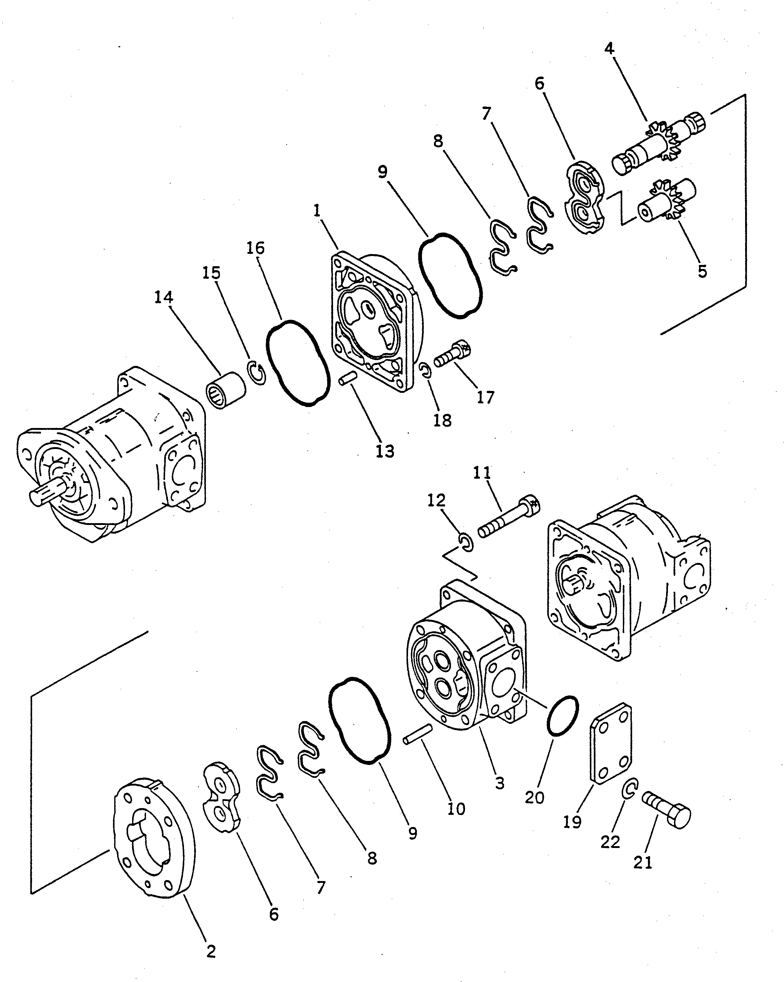 PUMP ASS'Y,(SAL008) 705-13-20330 KOMATSU
