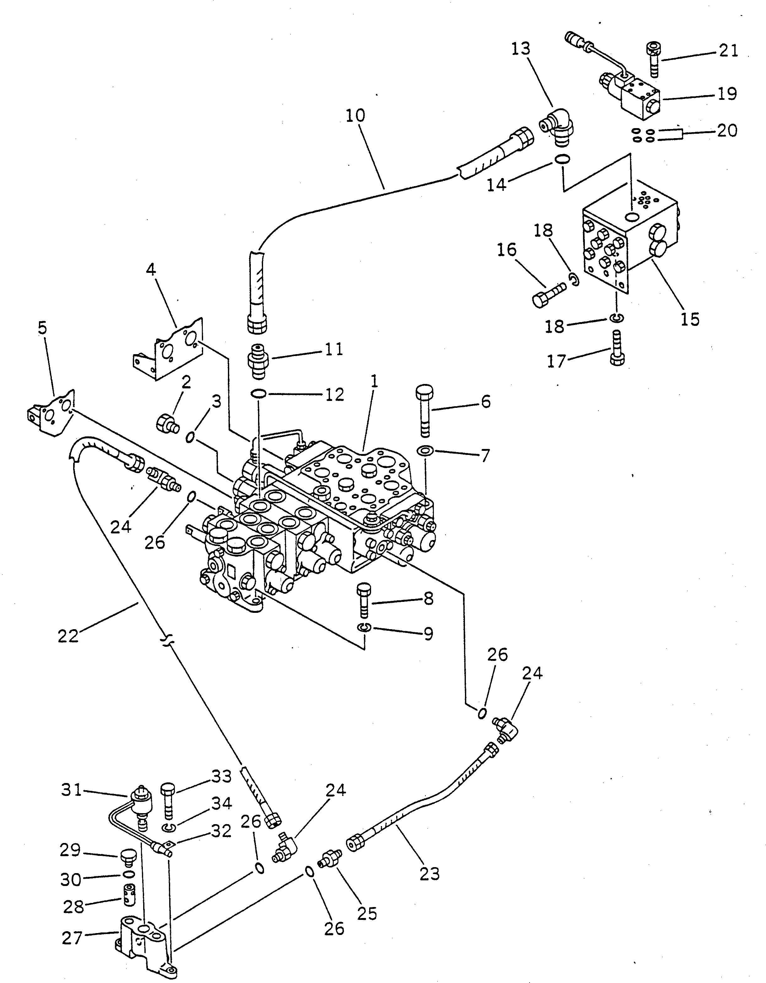 VALVE ASS'Y,PILOT CHECK (23S-60-00110) KOMATSU