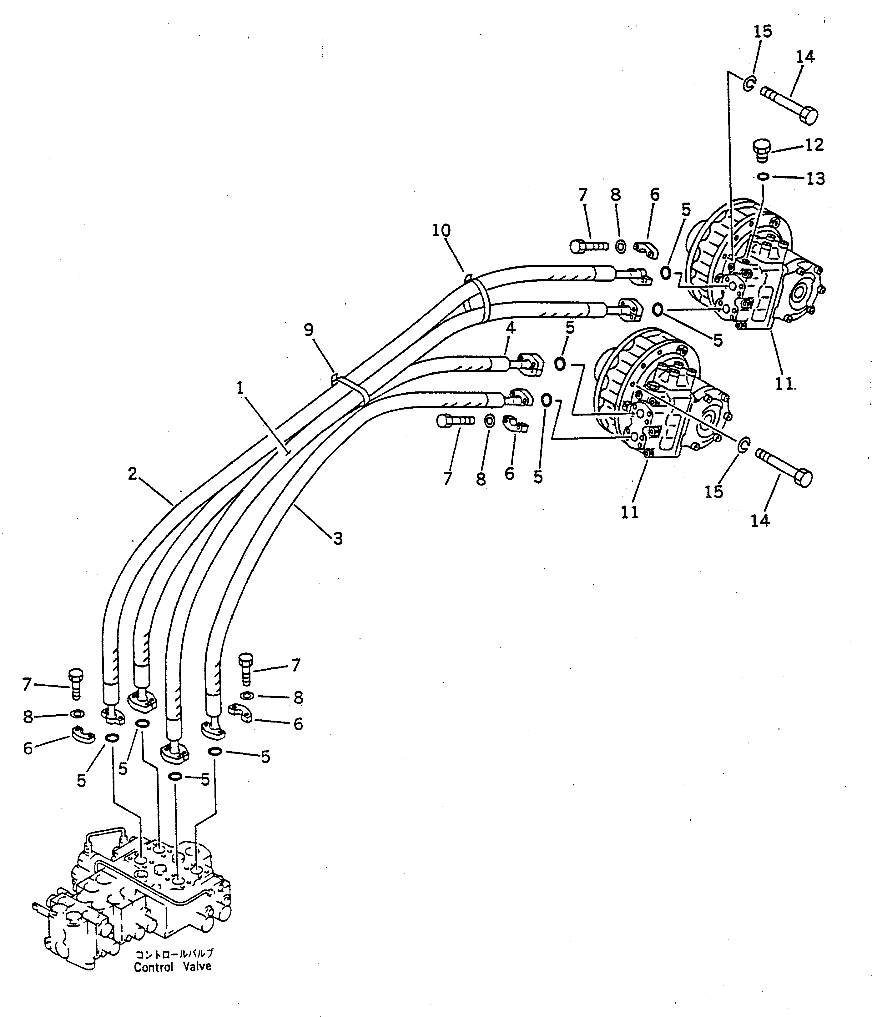 MOTOR ASS'Y,WINCH (23S-60-16100) KOMATSU
