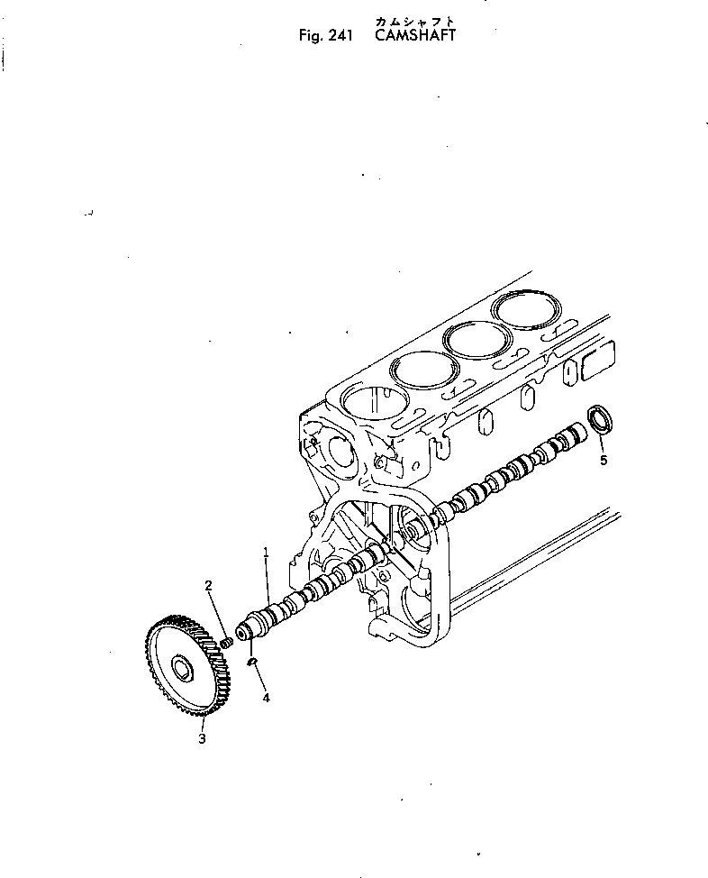 CAMSHAFT ASS'Y 6712-41-1010 KOMATSU