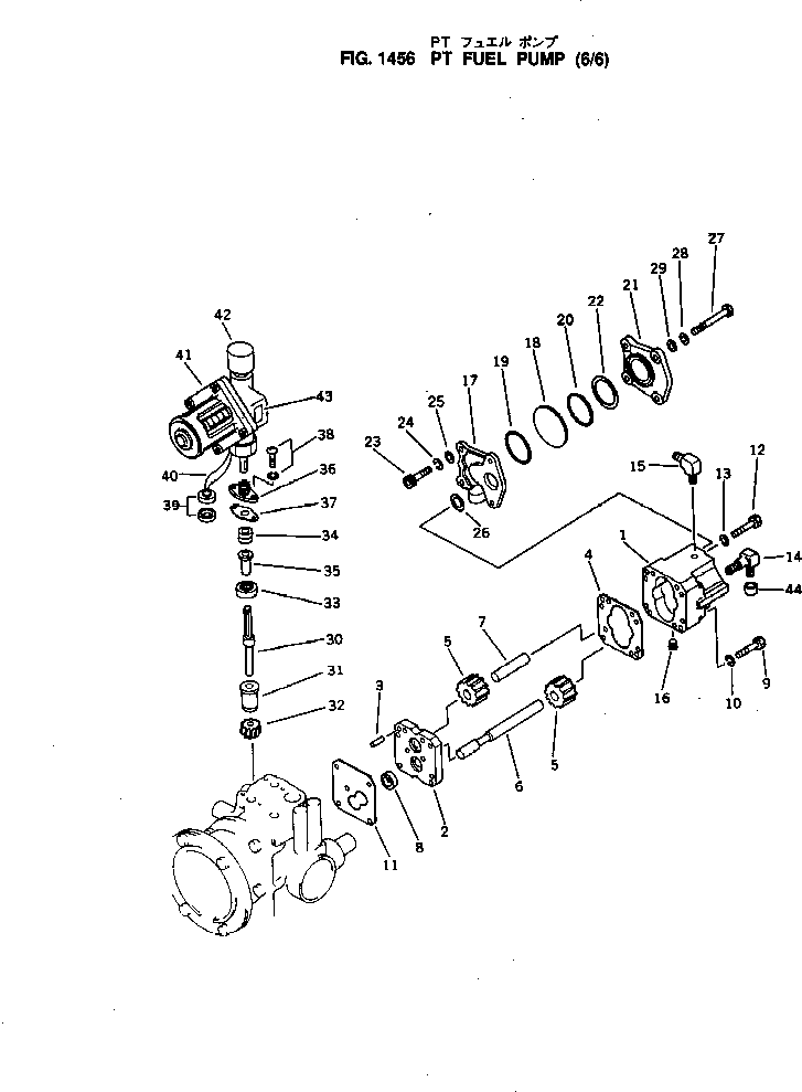 GEAR PUMP ASS'Y \0\6620-71-2071 KOMATSU