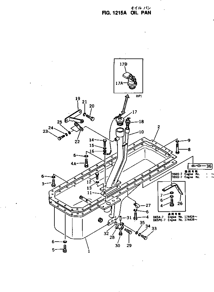 BRACKET,OIL FILLER 6631-22-5410 KOMATSU