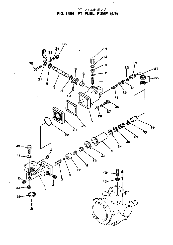 PLUNGER,GOVERNOR, RED, CLASS 0 6689-71-3350 KOMATSU