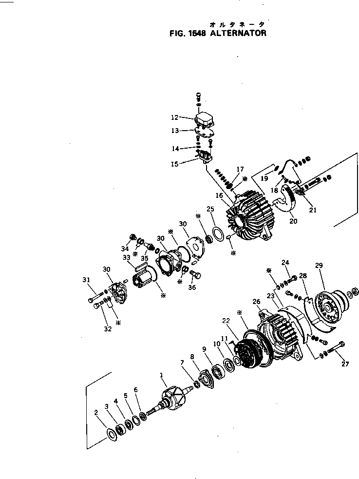 PULLEY ASS'Y KD0-33400-1660 KOMATSU