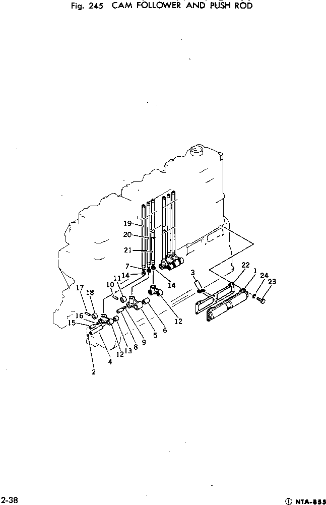 HOUSING,CAMFOLLOWER 6710-41-2111 KOMATSU