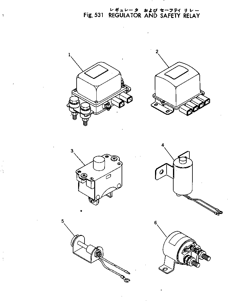 SAFETY RELAY A.,SAFETY 600-824-4940 KOMATSU