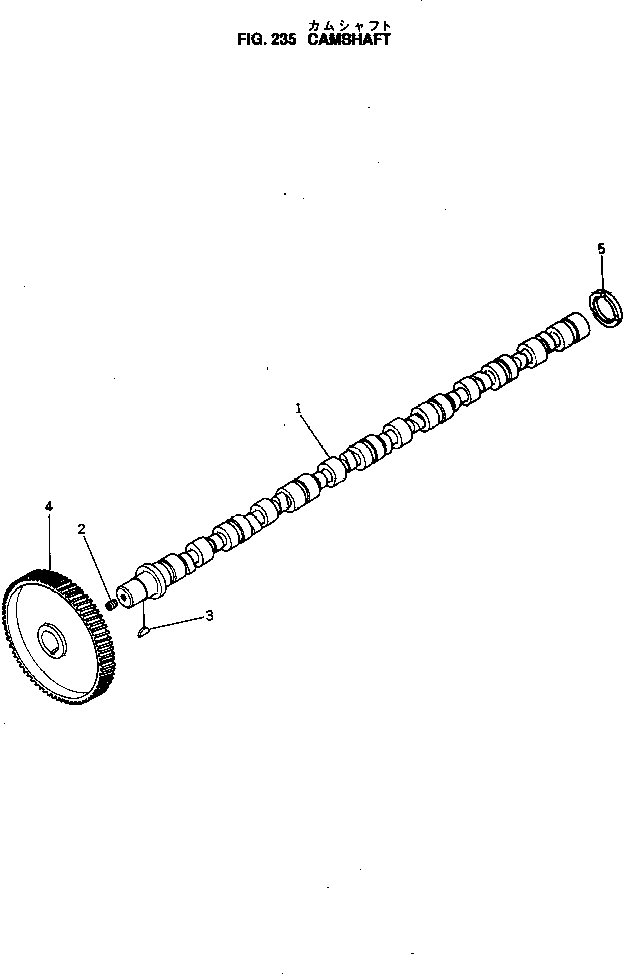 CAMSHAFT ASS'Y 6680-41-1010 KOMATSU