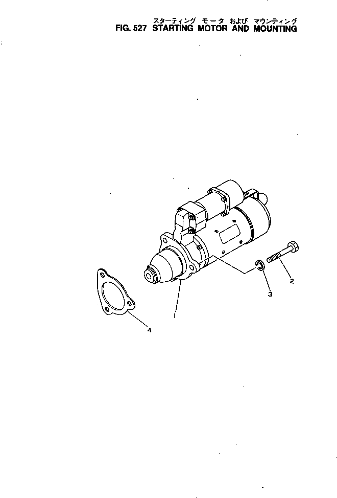 STARTING MOTOR A.,(SEE FIG.551) (\0\600-813-2411) KOMATSU