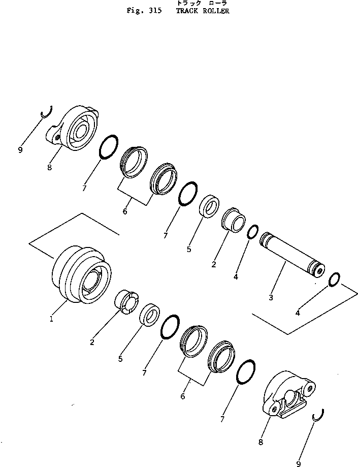 Упорное кольцо 20M-30-11530 KOMATSU