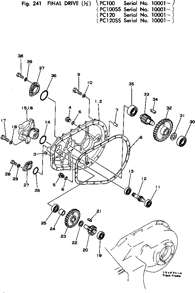 Упорное кольцо 202-27-11340 KOMATSU