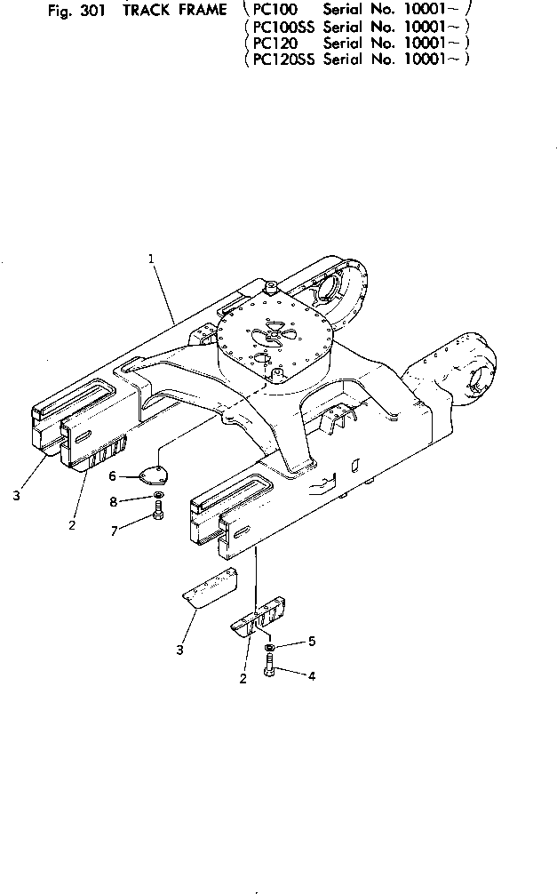 GUARD,OUTER, R.H. AND INNER, L.H. 203-30-32271 KOMATSU