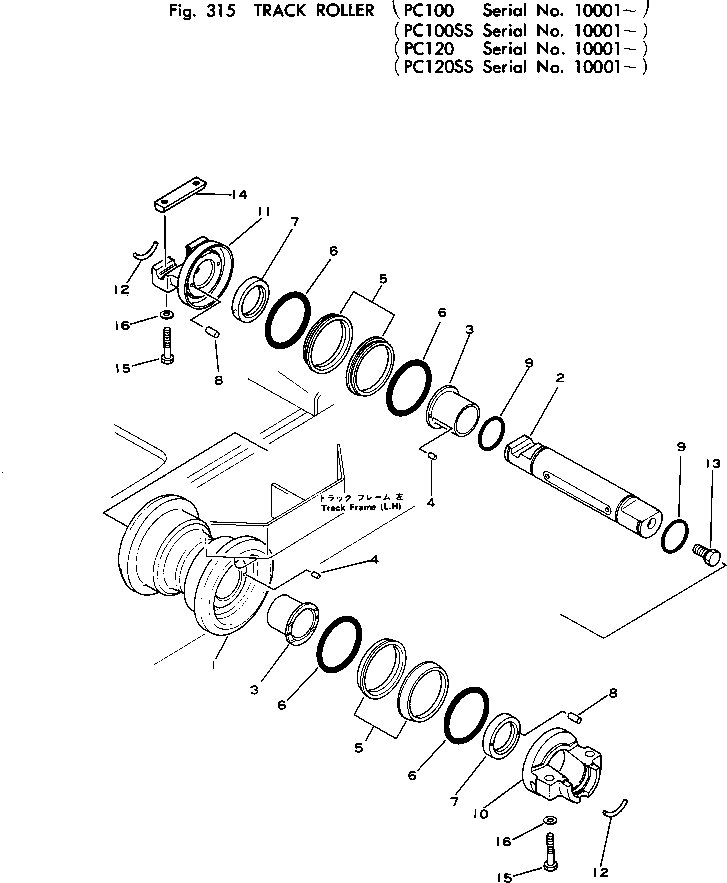 COLLAR,OUTER 203-30-36210 KOMATSU