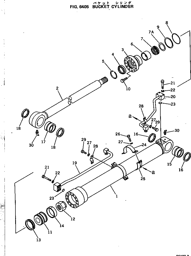 CYLINDER SUB ASS'Y 203-63-79310 KOMATSU