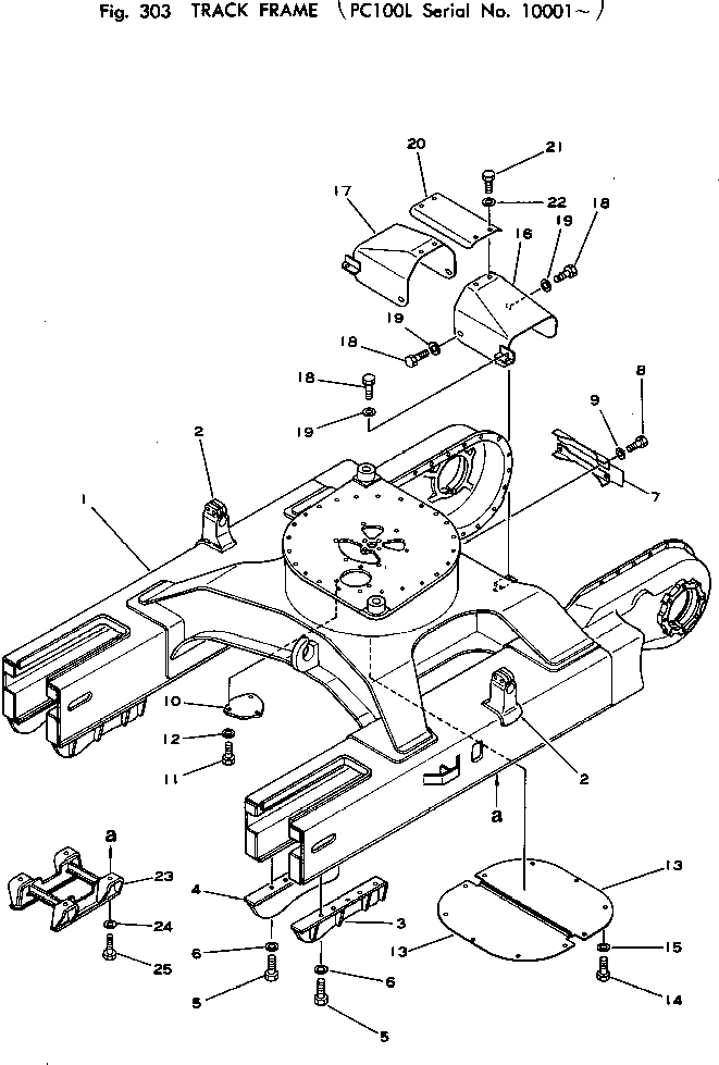 GUARD,OUTER, R.H. AND INNER, L.H. 204-30-21140 KOMATSU