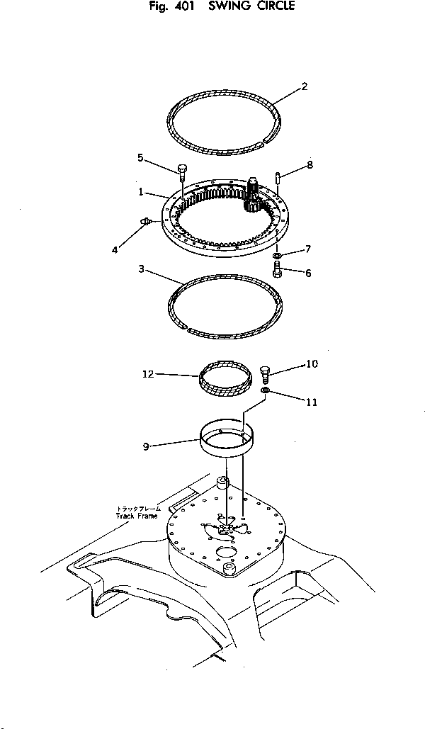CIRCLE,SWING 203-25-21100 KOMATSU