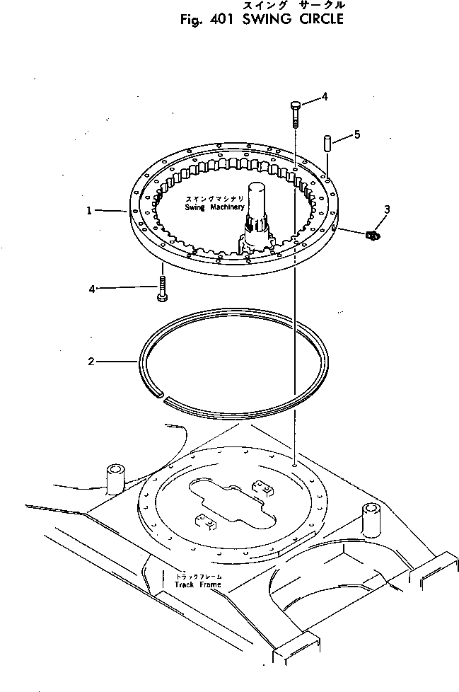 CIRCLE,SWING 20S-25-11101 KOMATSU