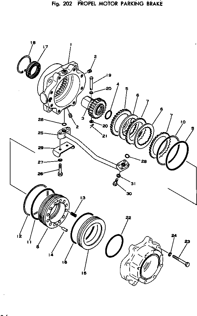 PARKING BRAKE A. 706-75-92001 KOMATSU