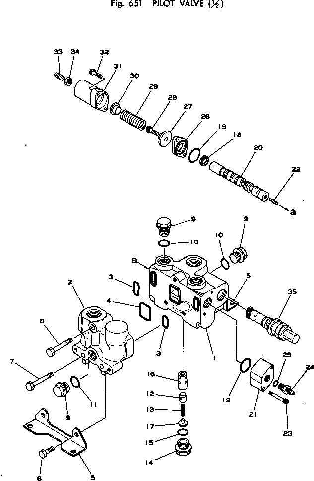PILOT VALVE ASS'Y 702-15-18000 KOMATSU