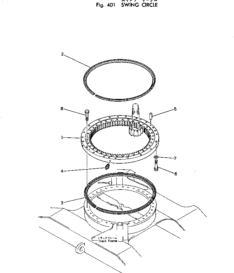 CIRCLE,SWING 206-25-41111 KOMATSU