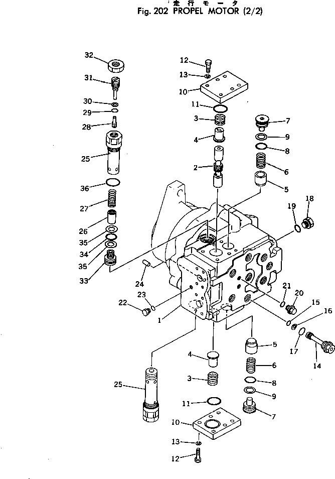 Предохранительный клапан в сборе 706-75-76901 KOMATSU