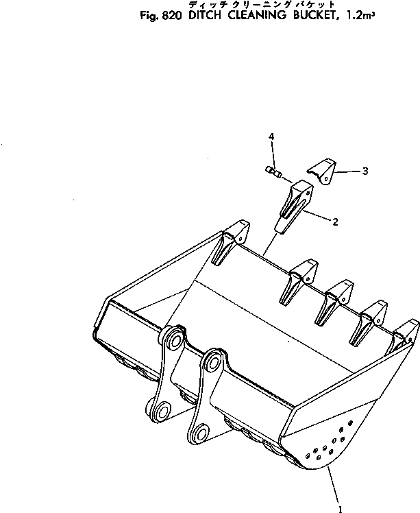 Ковш 207-938-1110 KOMATSU