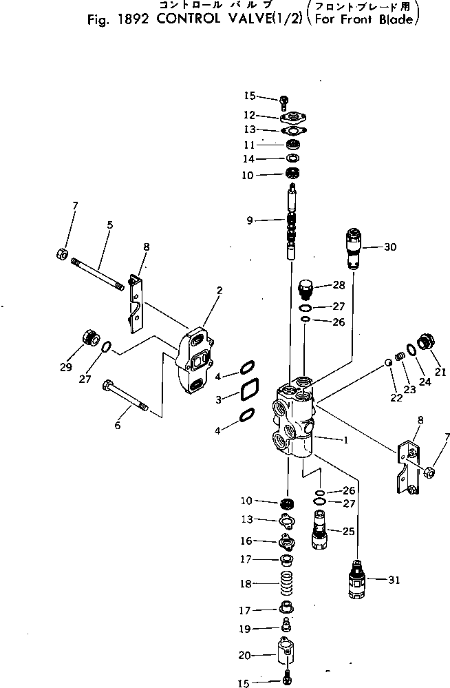 Клапан в сборе 700-22-52000 KOMATSU