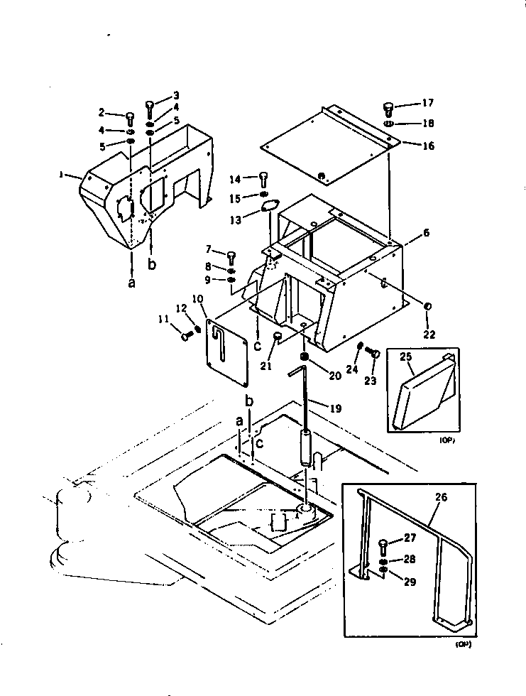 BOX,PANEL 20T-54-26150 KOMATSU