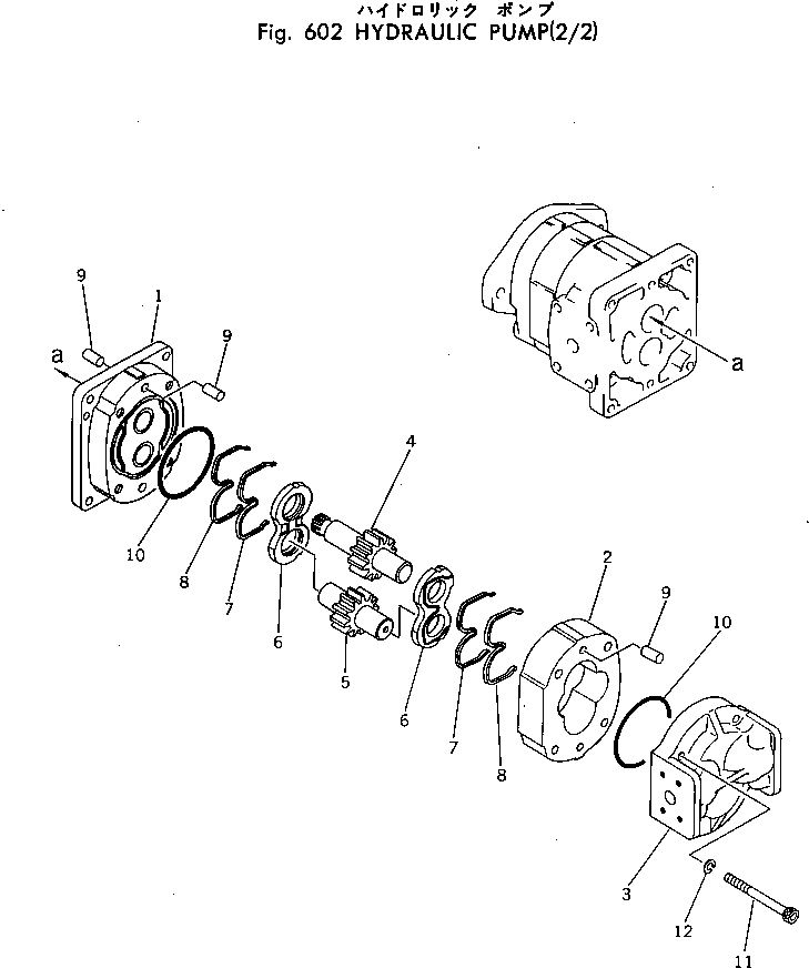 Насос в сборе (705-54-20010) KOMATSU