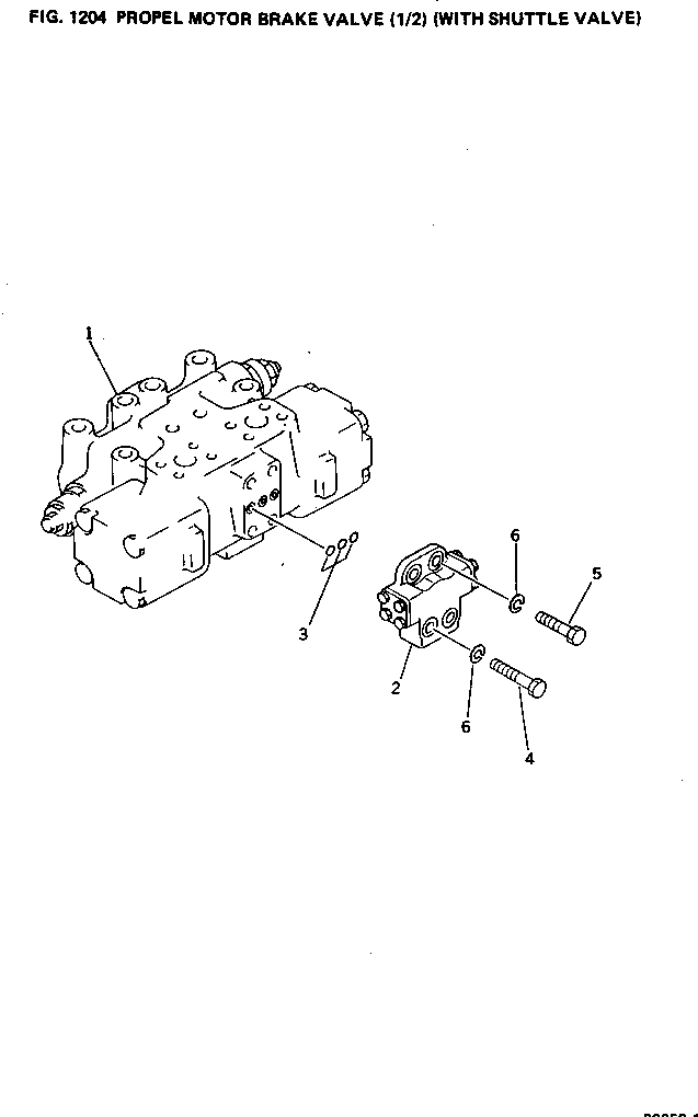 BRAKE VALVE ASS'Y 706-77-70105 KOMATSU