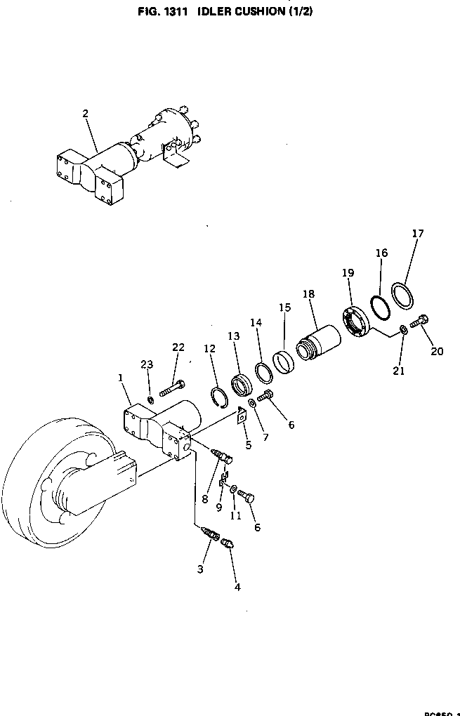Опорное кольцо 209-30-15260 KOMATSU