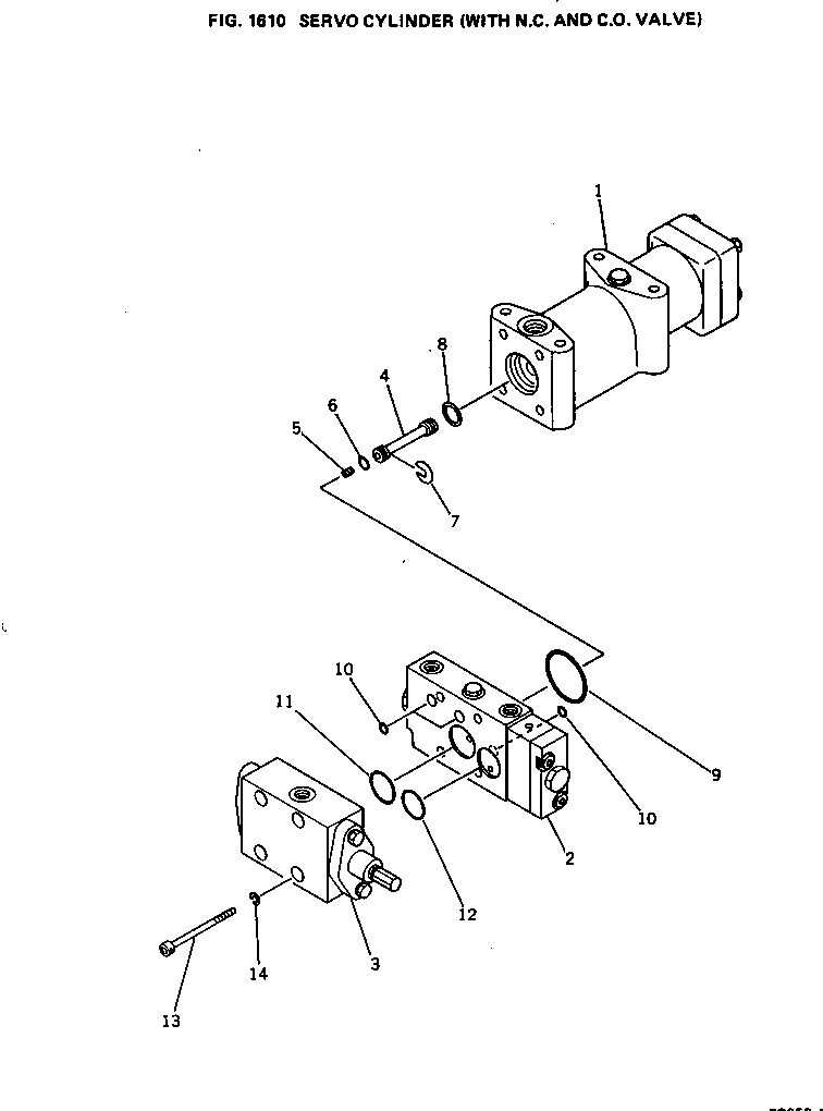 NC VALVE ASS'Y (705-46-55201) KOMATSU