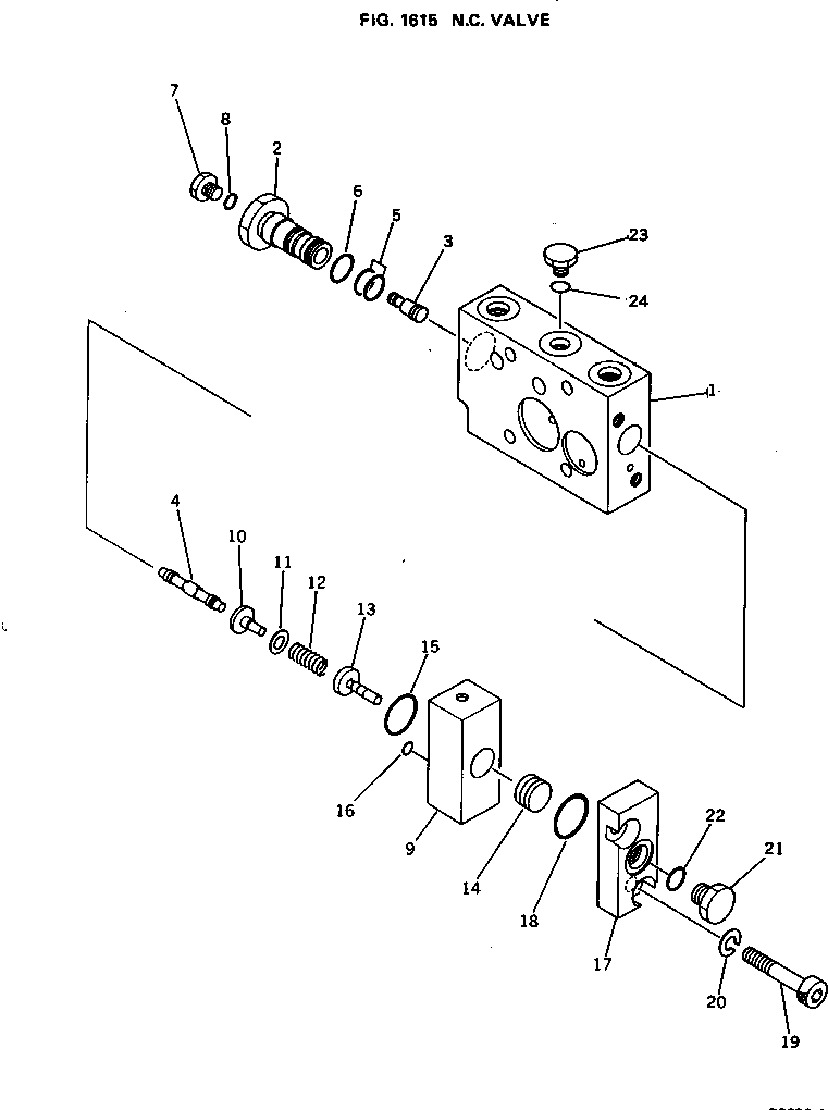 NC VALVE ASS'Y 706-46-55201 KOMATSU