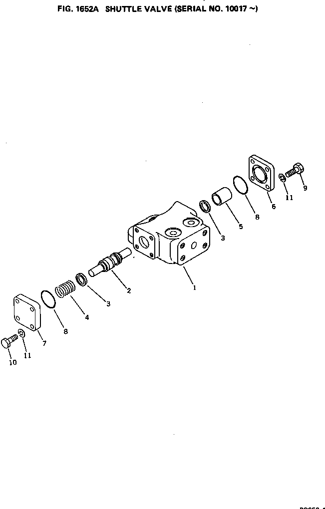 SHUTTLE VALVE ASS'Y 706-75-77901 KOMATSU