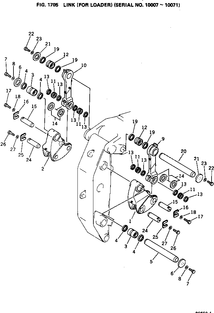 Палец 209-72-13161 KOMATSU