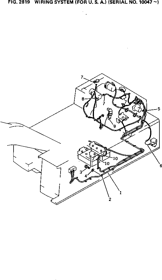 Жгут проводов (209-06-25161) KOMATSU