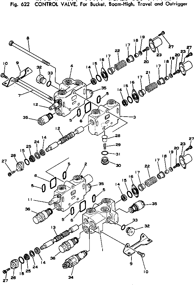 Клапан в сборе 700-84-36000 KOMATSU