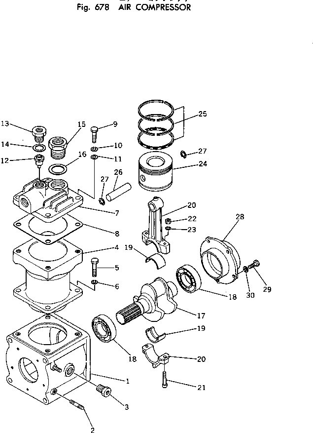AIR COMPRESSOR ASS'Y 6131-81-3110 KOMATSU
