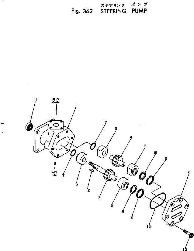 Уплотнительное кольцо круглого сечения 20B-60-18540 KOMATSU