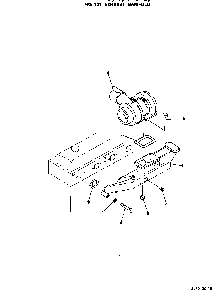 TURBOCHARGER ASS'Y,(KTR100-6F)(SEE FIG.141) (6501-11-6000) KOMATSU