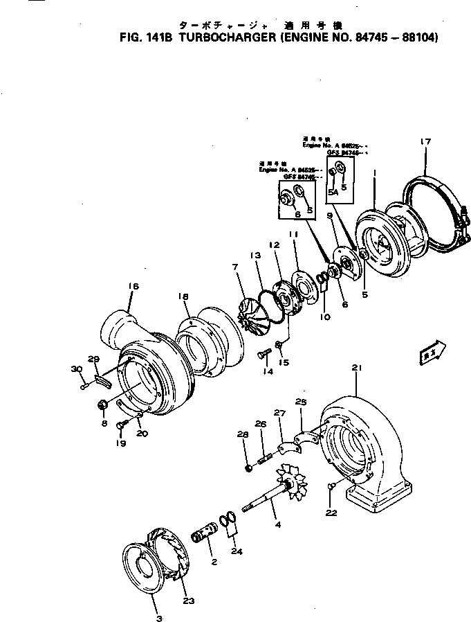 TURBOCHARGER ASS'Y 6501-11-3002 KOMATSU