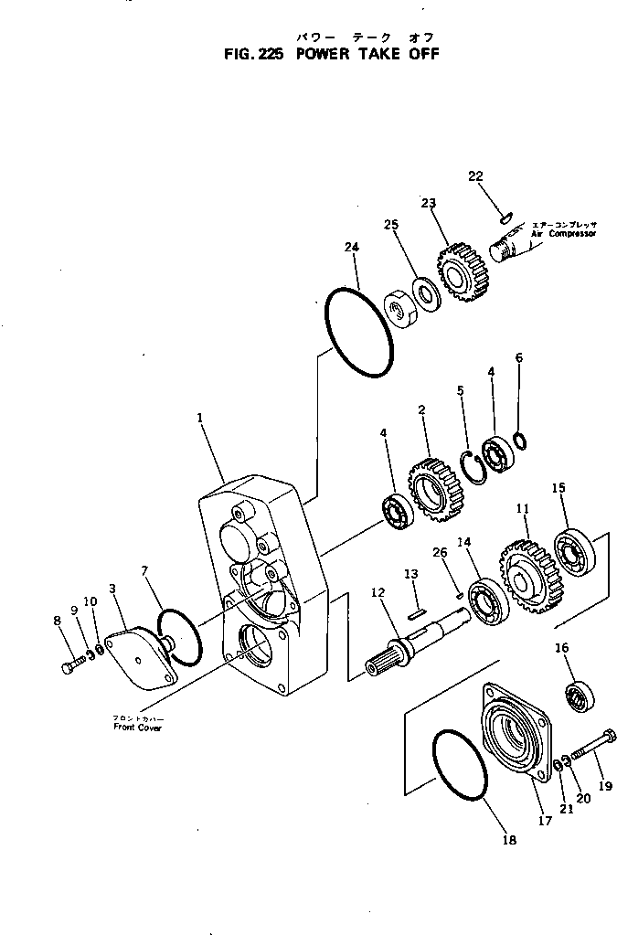 Корпус 6136-81-3810 KOMATSU