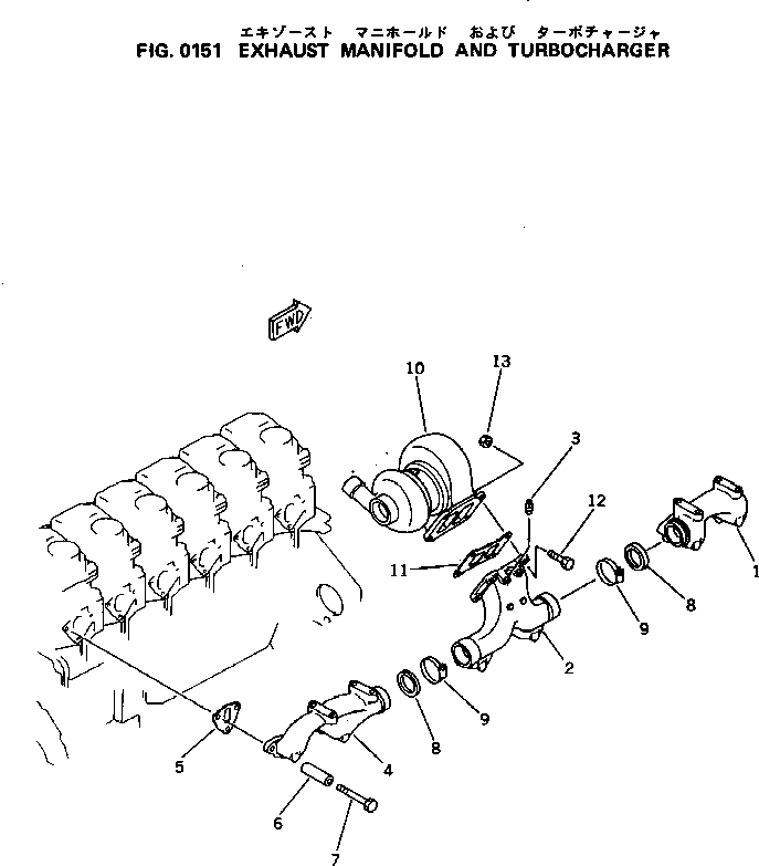 Уплотнительное кольцо (k1) \0\6151-11-5291 KOMATSU