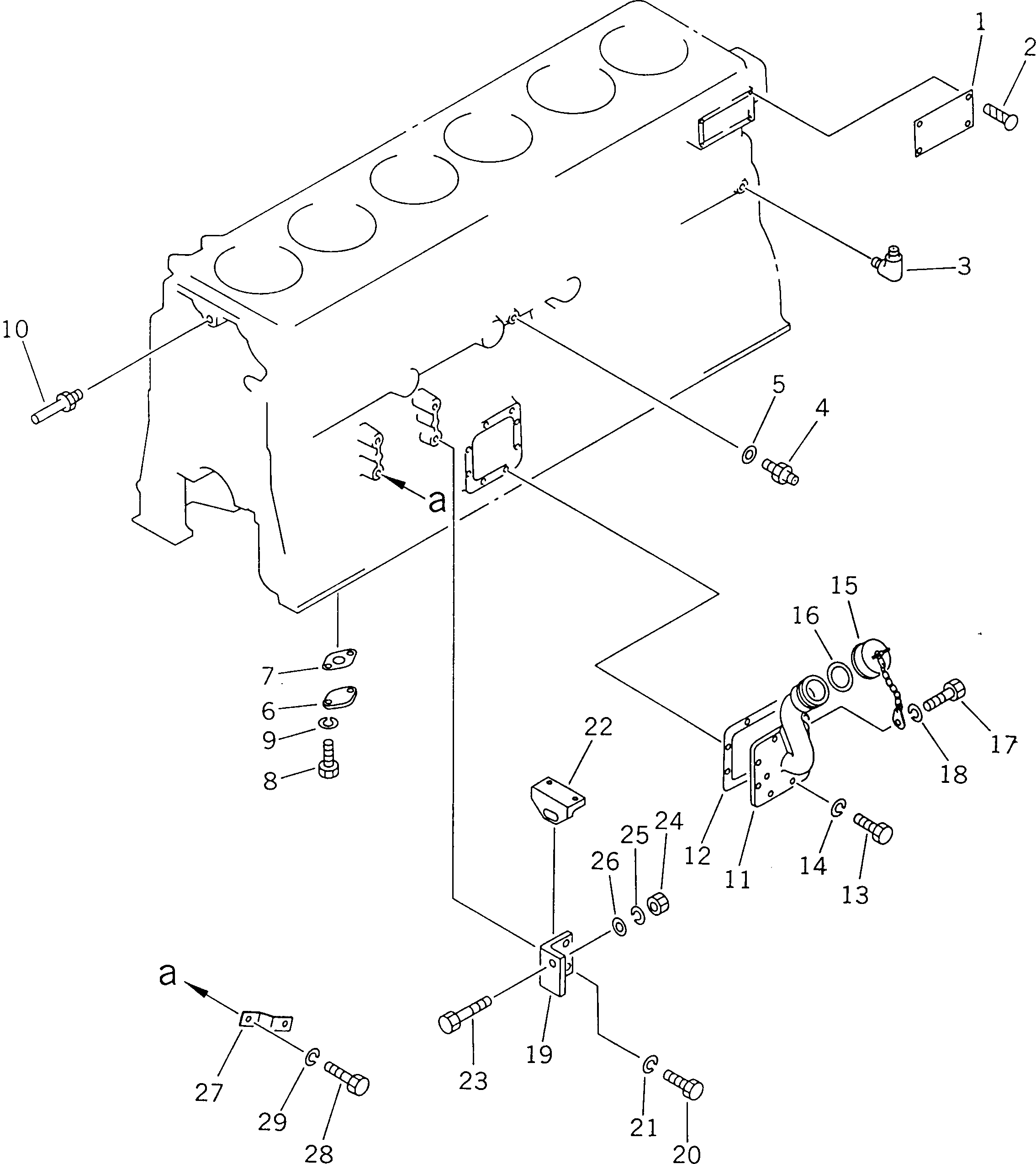 CAP,OIL FILLER 6128-21-7400 KOMATSU