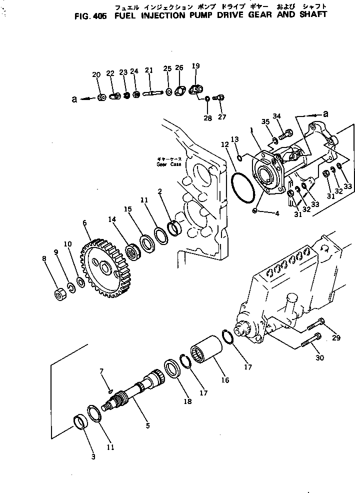 Корпус в сборе \0\6162-73-3400 KOMATSU